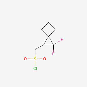 (2,2-Difluorospiro[2.3]hexan-1-yl)methanesulfonyl chloride