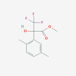 Methyl 2-(2,5-dimethylphenyl)-3,3,3-trifluoro-2-hydroxypropanoate