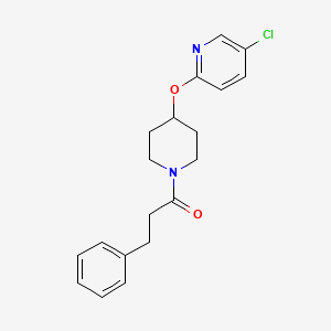 1-(4-((5-Chloropyridin-2-yl)oxy)piperidin-1-yl)-3-phenylpropan-1-one