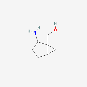 molecular formula C7H13NO B2507917 (2-Amino-1-bicyclo[3.1.0]hexanyl)methanol CAS No. 2408959-65-7
