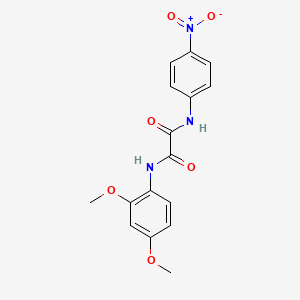 N1-(2,4-dimethoxyphenyl)-N2-(4-nitrophenyl)oxalamide
