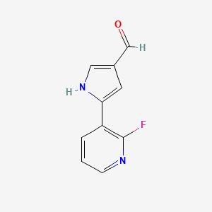 5-(2-Fluoro-3-pyridyl)-1H-pyrrole-3-carbaldehyde