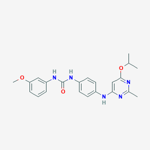 1-(4-((6-Isopropoxy-2-methylpyrimidin-4-yl)amino)phenyl)-3-(3-methoxyphenyl)urea