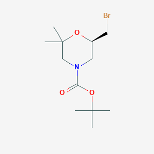 tert-Butyl (R)-6-(bromomethyl)-2,2-dimethylmorpholine-4-carboxylate
