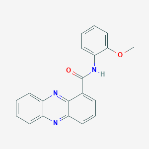 molecular formula C20H15N3O2 B2508083 N-(2-methoxyphenyl)phenazine-1-carboxamide CAS No. 300572-64-9
