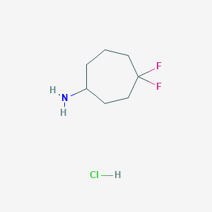 4,4-Difluorocycloheptan-1-amine hydrochloride