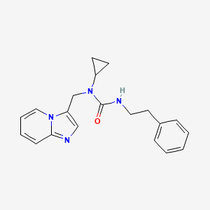 1-Cyclopropyl-1-(imidazo[1,2-a]pyridin-3-ylmethyl)-3-phenethylurea