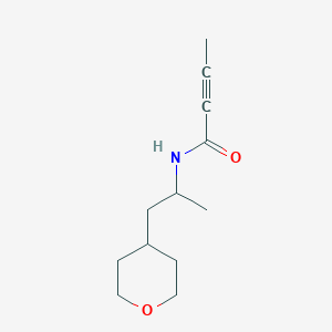 N-[1-(Oxan-4-yl)propan-2-yl]but-2-ynamide