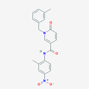 N-(2-methyl-4-nitrophenyl)-1-[(3-methylphenyl)methyl]-6-oxopyridine-3-carboxamide