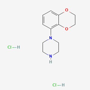molecular formula C12H18Cl2N2O2 B2508117 Eltoprazine dihydrochloride 