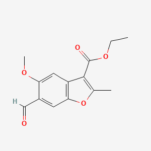 Ethyl 6-formyl-5-methoxy-2-methyl-1-benzofuran-3-carboxylate