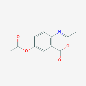 molecular formula C11H9NO4 B2508155 2-Methyl-4-oxo-4H-benzo[d][1,3]oxazin-6-yl acetate CAS No. 1882-75-3