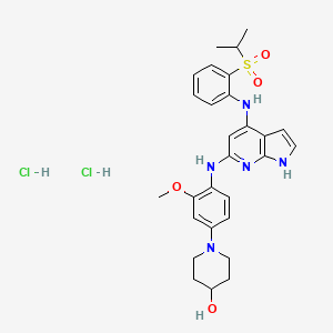molecular formula C28H35Cl2N5O4S B2508206 Mps1-IN-1 dihydrochloride CAS No. 1883548-93-3