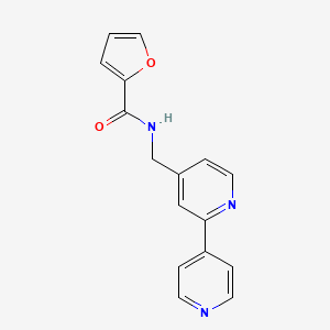 N-([2,4'-bipyridin]-4-ylmethyl)furan-2-carboxamide