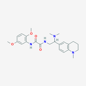 N1-(2,5-dimethoxyphenyl)-N2-(2-(dimethylamino)-2-(1-methyl-1,2,3,4-tetrahydroquinolin-6-yl)ethyl)oxalamide