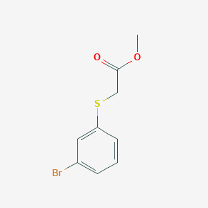 Methyl 2-((3-bromophenyl)thio)acetate