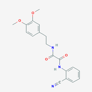 N1-(2-cyanophenyl)-N2-(3,4-dimethoxyphenethyl)oxalamide