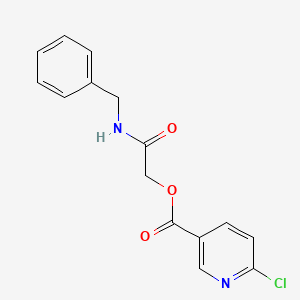 6-Chloro-nicotinic acid benzylcarbamoyl-methyl ester