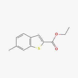 molecular formula C12H12O2S B2508389 Ethyl 6-methyl-1-benzothiophene-2-carboxylate CAS No. 1922897-63-9; 82787-72-2