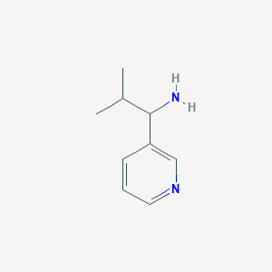 B2508438 2-Methyl-1-(3-pyridyl)-1-propylamine CAS No. 343270-47-3