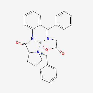 molecular formula C27H25N3NiO3 B2508468 Ni-(S)-BPB-GLy CAS No. 96293-19-5