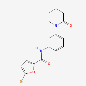 5-bromo-N-(3-(2-oxopiperidin-1-yl)phenyl)furan-2-carboxamide