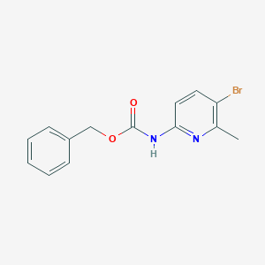 Benzyl N-(5-bromo-6-methylpyridin-2-yl)carbamate