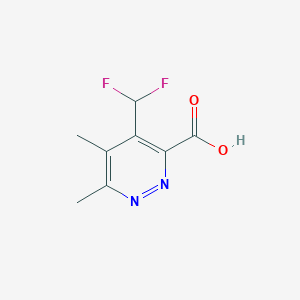 B2508591 4-(Difluoromethyl)-5,6-dimethylpyridazine-3-carboxylic acid CAS No. 2248289-55-4