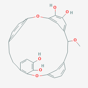molecular formula C29H26O7 B025086 Marchantin J CAS No. 107110-23-6