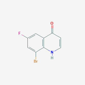 8-Bromo-6-fluoroquinolin-4-ol