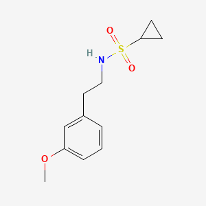 N-(3-methoxyphenethyl)cyclopropanesulfonamide
