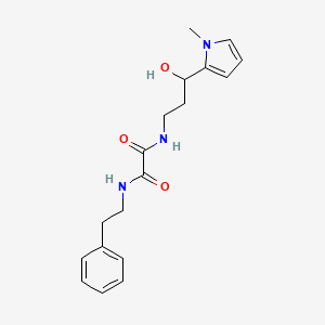 N1-(3-hydroxy-3-(1-methyl-1H-pyrrol-2-yl)propyl)-N2-phenethyloxalamide