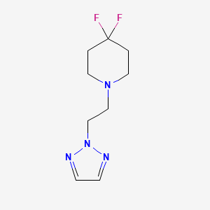 1-(2-(2H-1,2,3-triazol-2-yl)ethyl)-4,4-difluoropiperidine