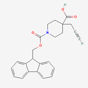 1-{[(9H-fluoren-9-yl)methoxy]carbonyl}-4-(prop-2-yn-1-yl)piperidine-4-carboxylic acid