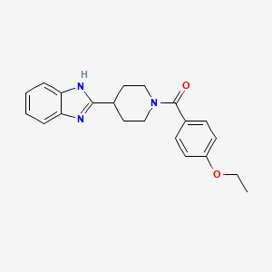 [4-(1H-benzimidazol-2-yl)piperidin-1-yl](4-ethoxyphenyl)methanone