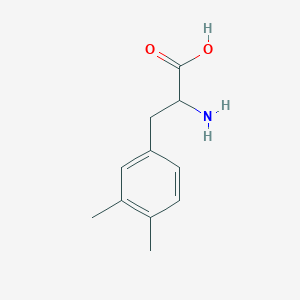 molecular formula C11H15NO2 B025087 2-Amino-3-(3,4-dimethylphenyl)propanoic acid hydrochloride CAS No. 103957-56-8