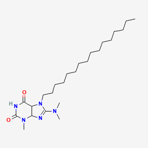 8-(dimethylamino)-7-hexadecyl-3-methyl-2,3,6,7-tetrahydro-1H-purine-2,6-dione