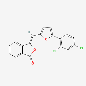 3-{[5-(2,4-dichlorophenyl)-2-furyl]methylene}-2-benzofuran-1(3H)-one
