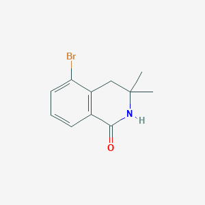 B2508721 5-Bromo-3,3-dimethyl-1,2,3,4-tetrahydroisoquinolin-1-one CAS No. 2167981-34-0