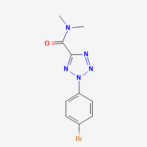 molecular formula C10H10BrN5O B2508723 2-(4-bromophenyl)-N,N-dimethyl-2H-tetrazole-5-carboxamide CAS No. 1396792-22-5