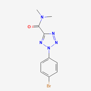 2-(4-bromophenyl)-N,N-dimethyl-2H-tetrazole-5-carboxamide