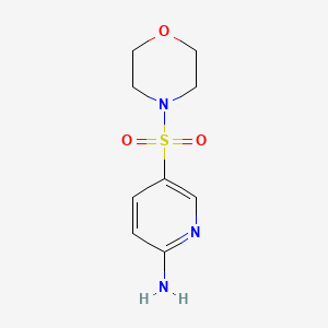 molecular formula C9H13N3O3S B2508752 5-(Morpholinosulfonyl)pyridin-2-amine CAS No. 627840-82-8