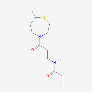 N-[3-(7-Methyl-1,4-thiazepan-4-yl)-3-oxopropyl]prop-2-enamide