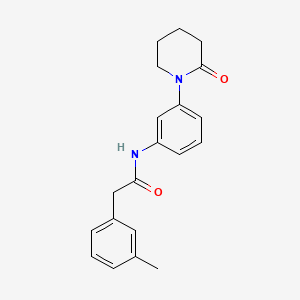 N-(3-(2-oxopiperidin-1-yl)phenyl)-2-(m-tolyl)acetamide
