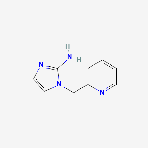 molecular formula C9H10N4 B2508775 1-(Pyridin-2-ylmethyl)-1H-imidazol-2-amine CAS No. 1179185-19-3