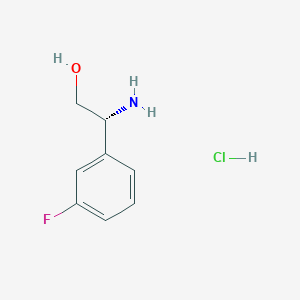 molecular formula C8H11ClFNO B2508780 (R)-2-氨基-2-(3-氟苯基)乙醇盐酸盐 CAS No. 1391447-14-5