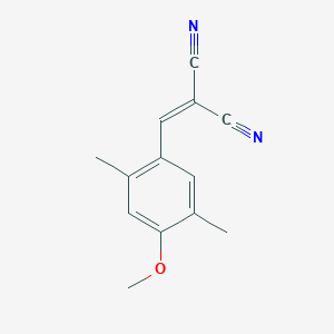 2-[(4-Methoxy-2,5-dimethylphenyl)methylidene]propanedinitrile