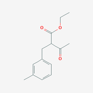 molecular formula C14H18O3 B2508808 Ethyl 2-(3-methylbenzyl)-3-oxobutanoate CAS No. 61713-38-0