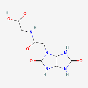 molecular formula C8H11N5O5 B2508824 [2-(2,5-Dioxo-hexahydro-imidazo[4,5-d]imidazol-1-yl)-acetylamino]-acetic acid CAS No. 436088-51-6
