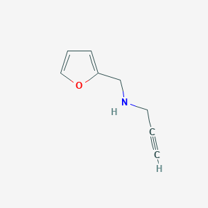 molecular formula C8H9NO B2508937 N-(furan-2-ylmethyl)prop-2-yn-1-amine CAS No. 53175-35-2